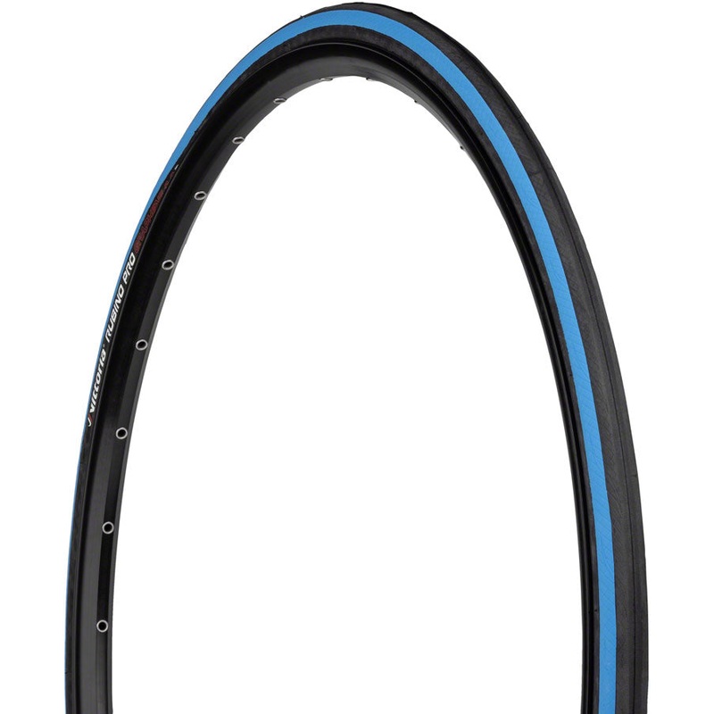Vittoria Rubino Pro Tire – 700 x 25 Clincher Folding Black/Blue G2.0