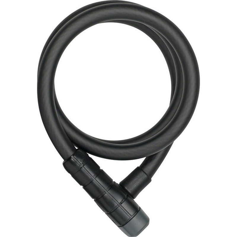 Abus Racer 6412K Cable Lock – Keyed, 2.8′, 12mm, With Bracket Black