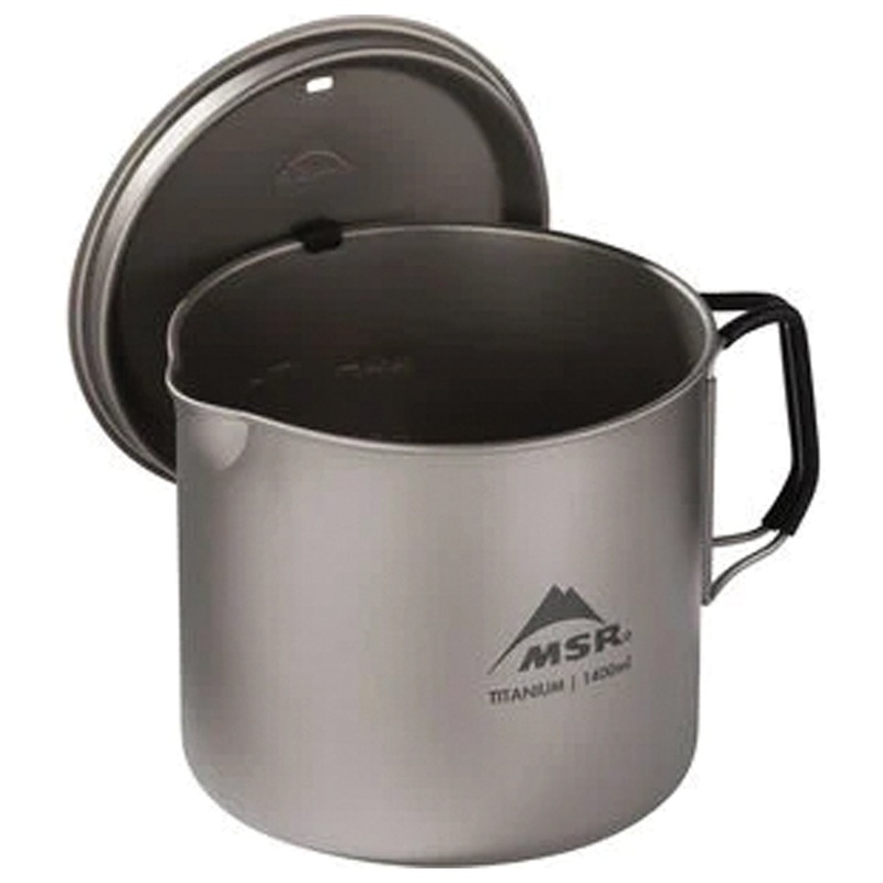 MSR Titan Kettle 1400ml: Lightweight and Durable Camping Cookware
