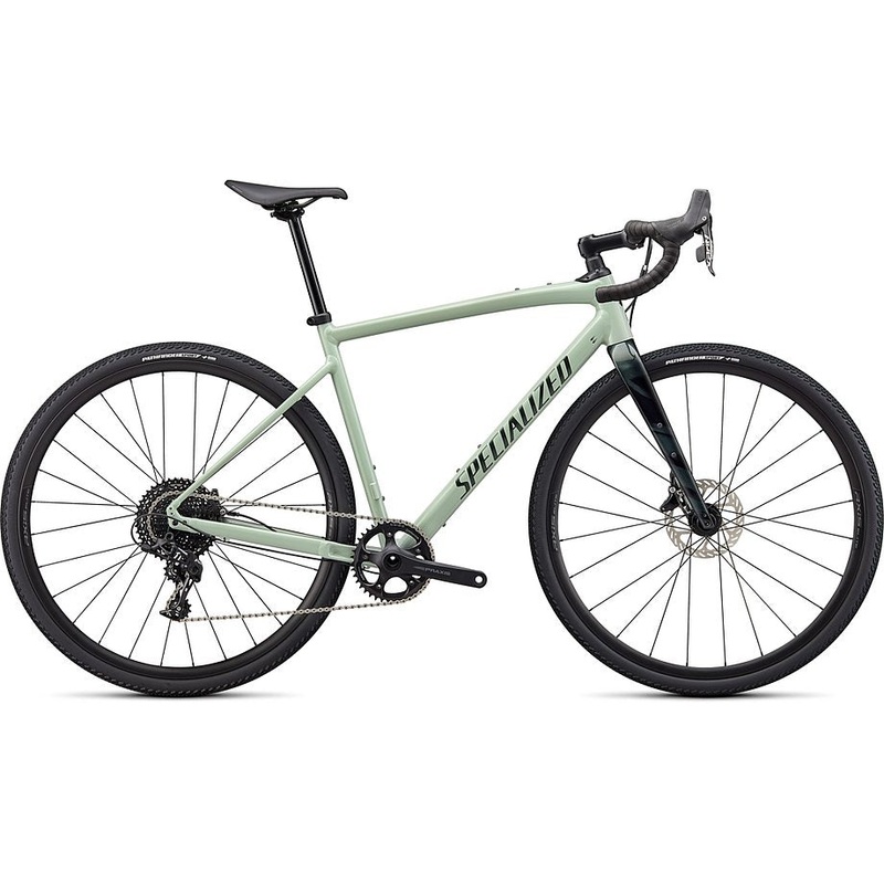 2022 Specialized diverge e5 comp bike gloss spruce/oak metallic/chrome/wild 61