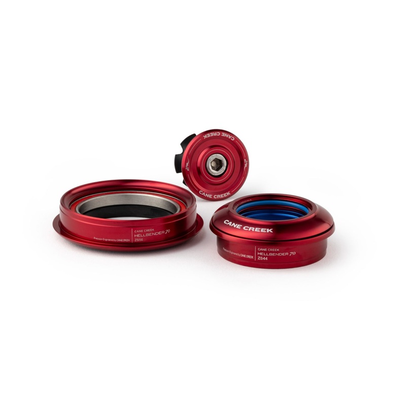 New! Cane Creek Hellbender 70 1 1/8″ ZS44/28.6/H8 ZS56/40 BAA1186 Red Headset