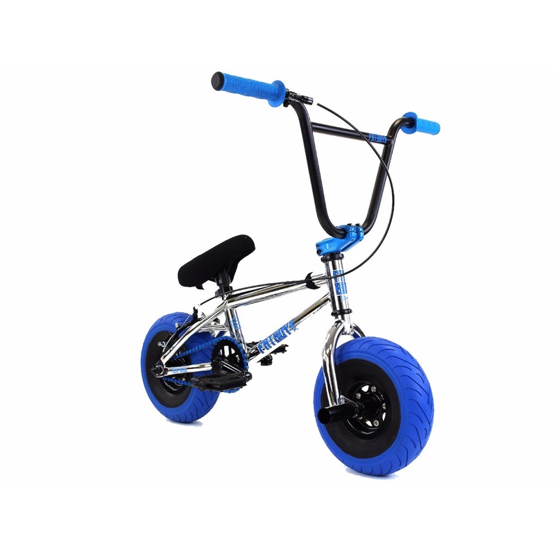Fat Boy Tomahawk Pro Mini Bike – Chrome/Blue