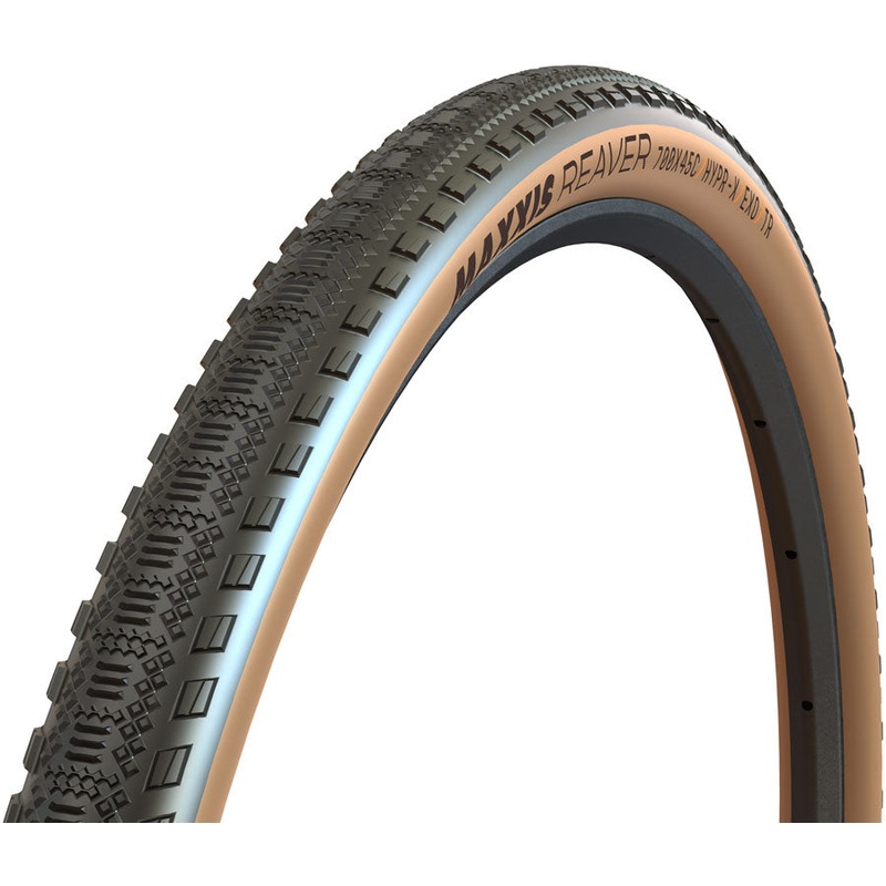 Maxxis Reaver Tire – 700 x 45, Tubeless, Folding, Black/Tan, HYPR-X, EXO TB00577400