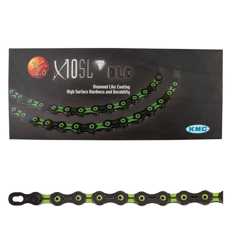 X10SL DLC Chain 10sp. 116 links Green