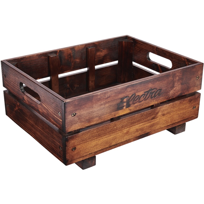 Electra Crate Pine MIK Basket – Brown
