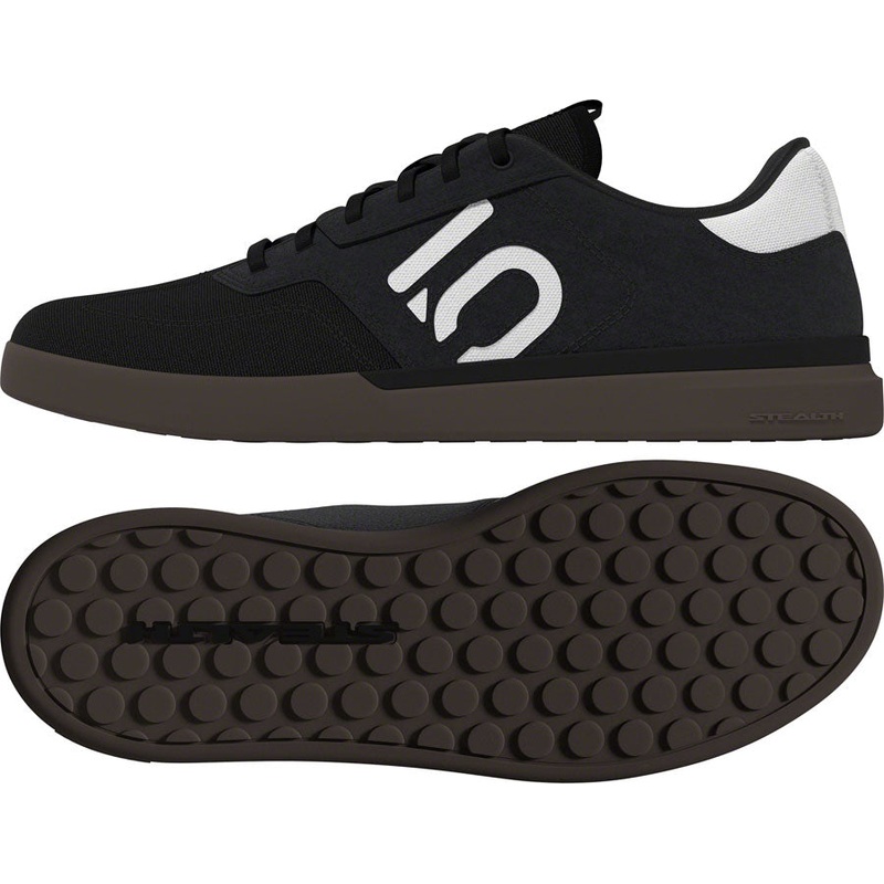 Five Ten Sleuth Canvas Flat Shoes – Mens Core BLK/Core BLK/FTWR White 10.5