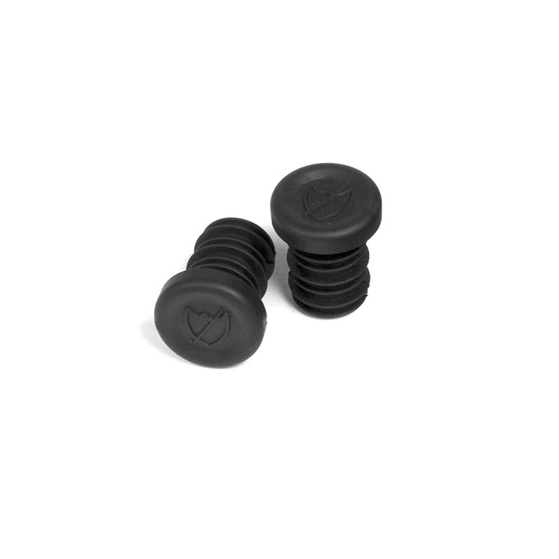 S&M Bikes Push-in Bar End Plugs Black