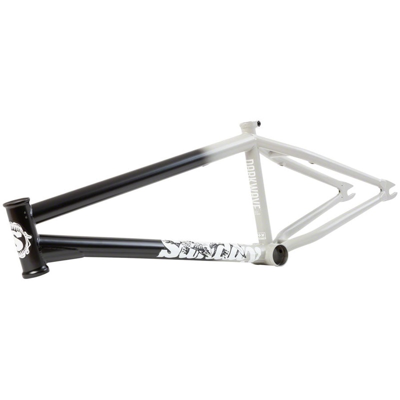 Sunday Darkwave BMX Frame – 20.75″ TT Matte Black / Gray Fade