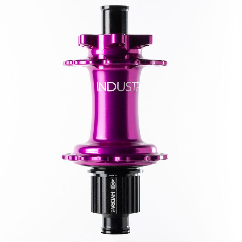 Industry Nine Hydra 2 Classic Rear Hub – 12 x 148mm 6-Bolt Micro Spline Purple 28H