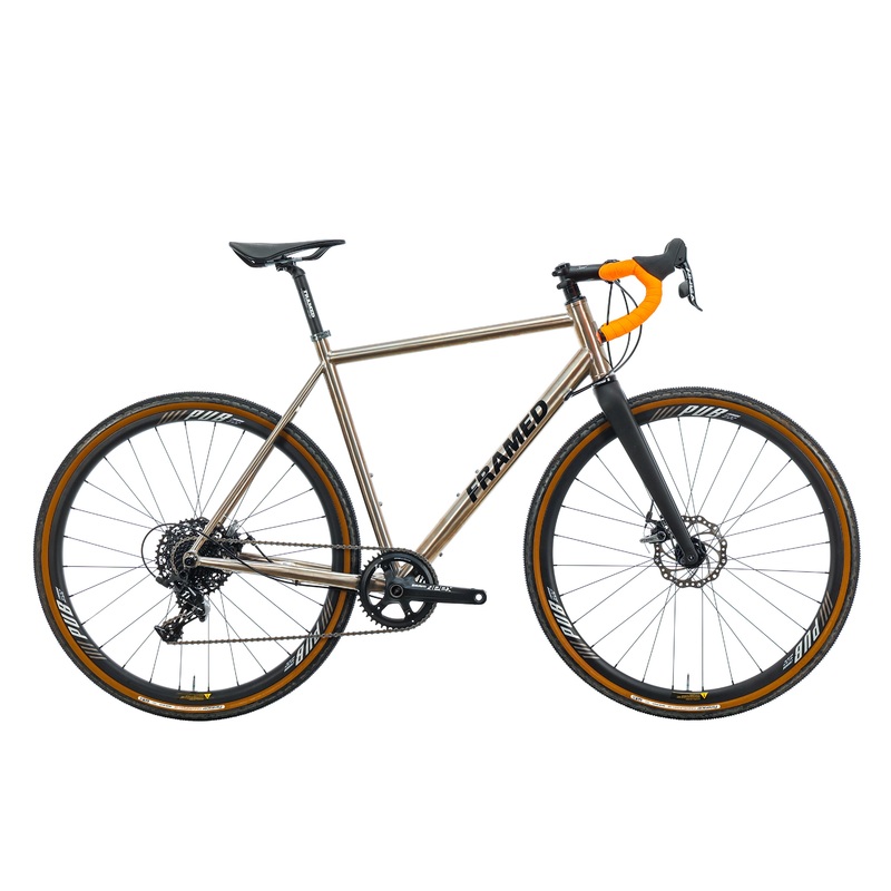 Framed Basswood Titanium Gravel Bike – 2021, 56cm