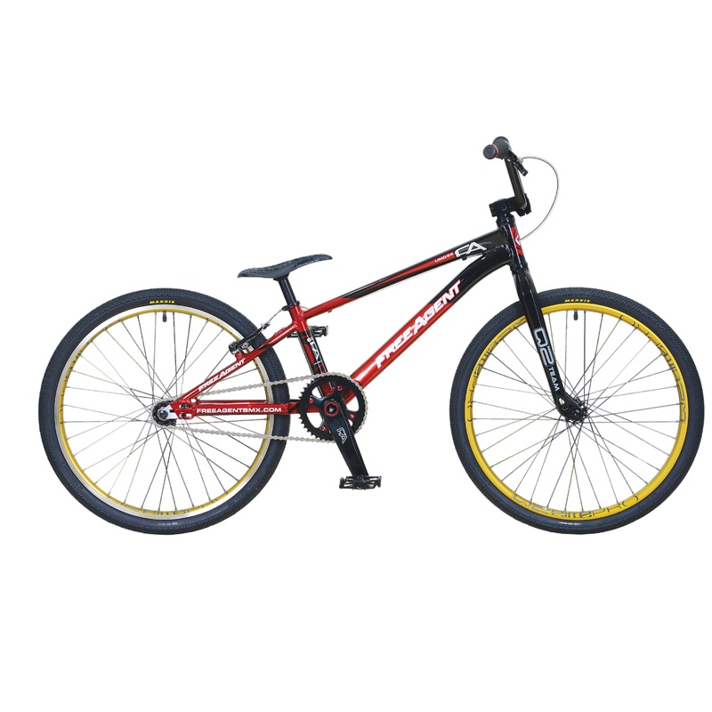 Free Agent Team Limo 24″ BMX Race Bike-Black/Red