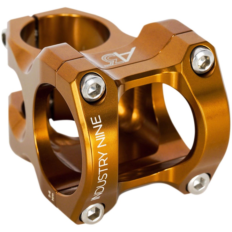 Industry Nine A318 Stem – 40mm, 31.8mm Clamp, +/-4.4, 1 1/8″, Aluminum, Bronze