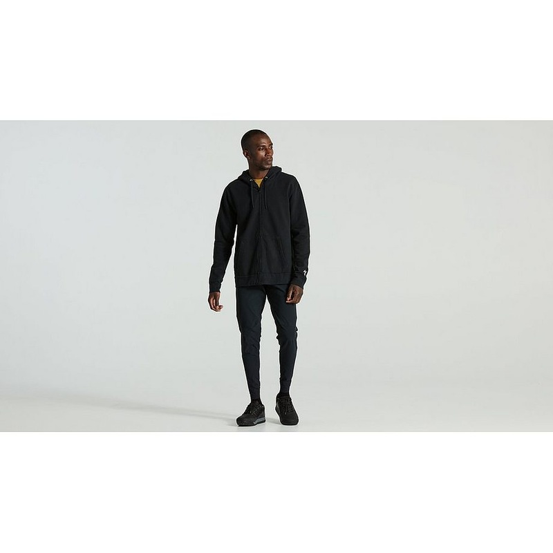 Specialized legacy zip-up hoodie men black l