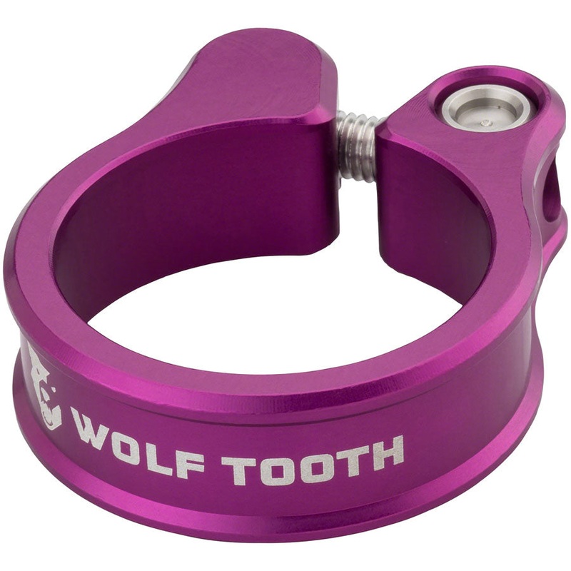 Wolf Tooth Seatpost Clamp – 29.8mm Bolt-On Purple