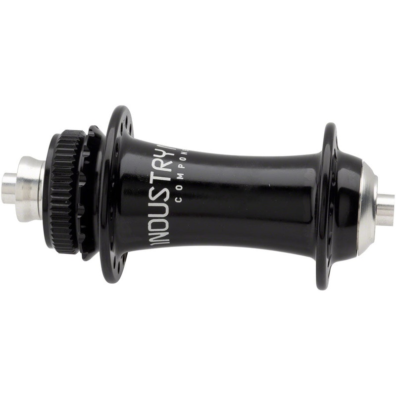 Industry Nine Torch Classic CX/Road Front Hub – QR x 100mm Center-Lock BLK 28h