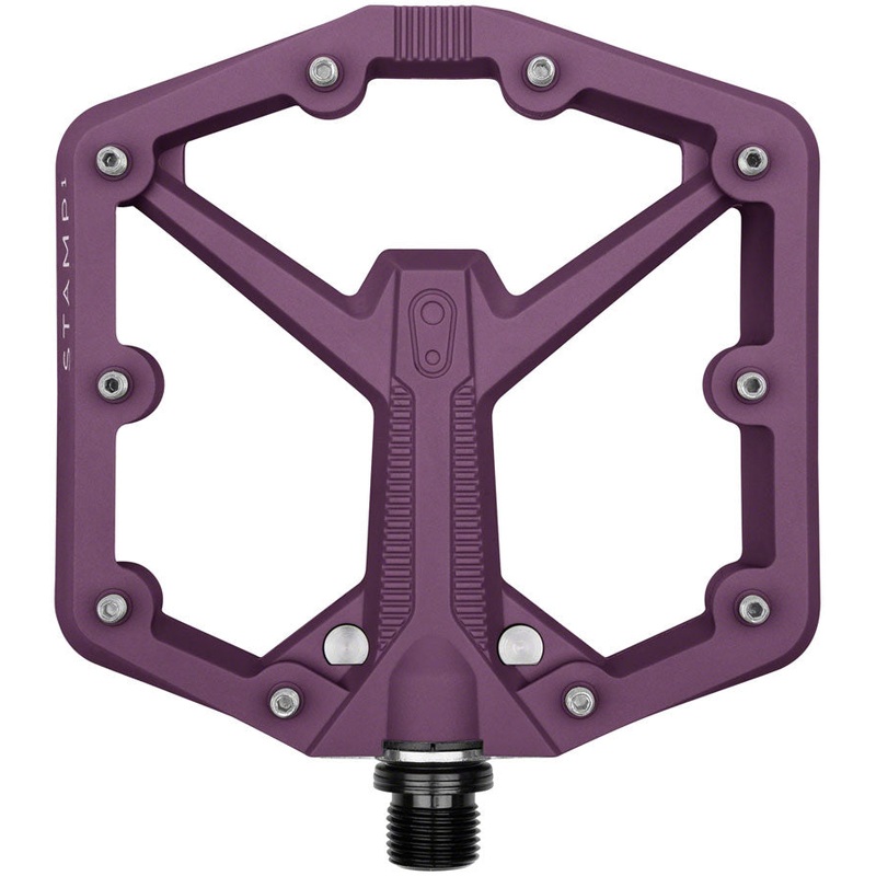 Crankbrothers Stamp 1 Gen 2 Pedals – Platform, Composite, 9/16″, Purple, Large