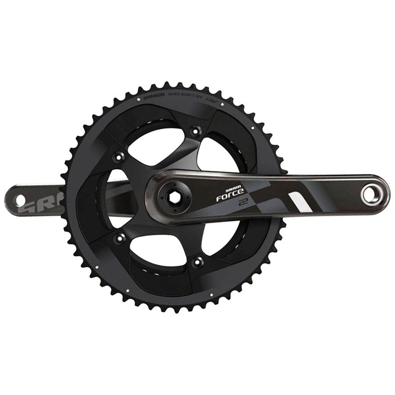 SRAM Force 22 Crankset – 170mm 11-Speed 53/39t 130 BCD GXP Spindle Interface BLK