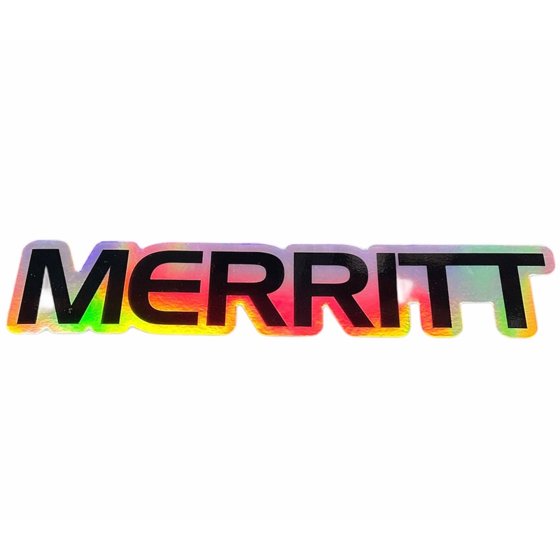 Merritt Holographic Sticker