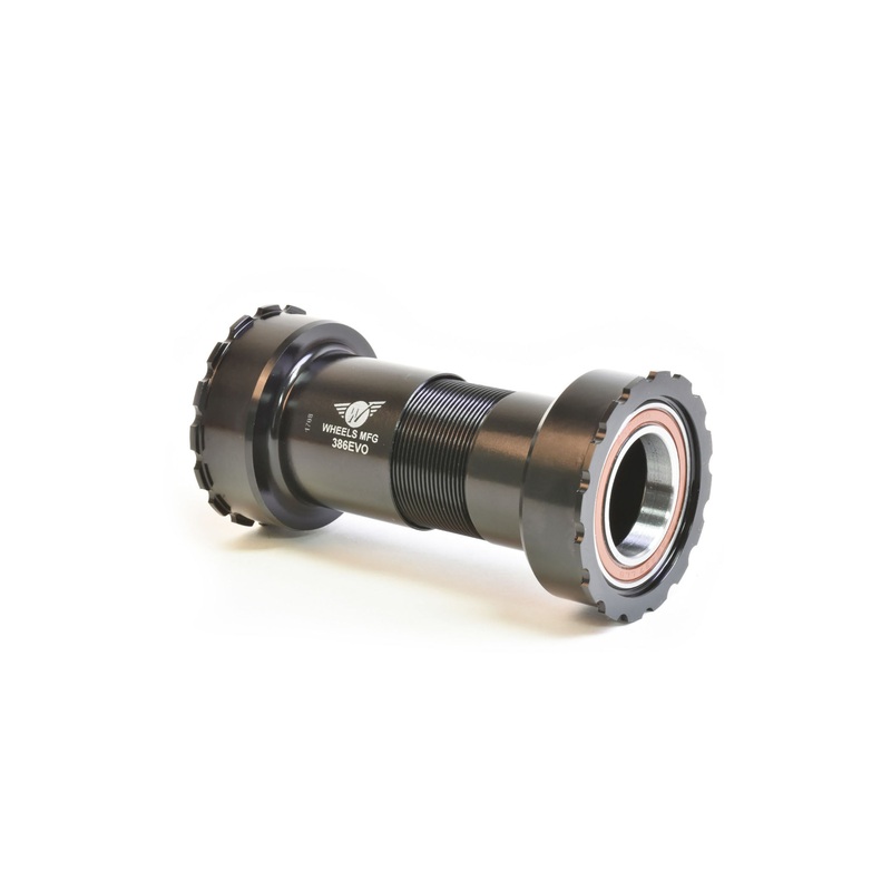Wheels Manufacturing 386 EVO Bottom Bracket for Shimano 24mm Cranks Angular Contact