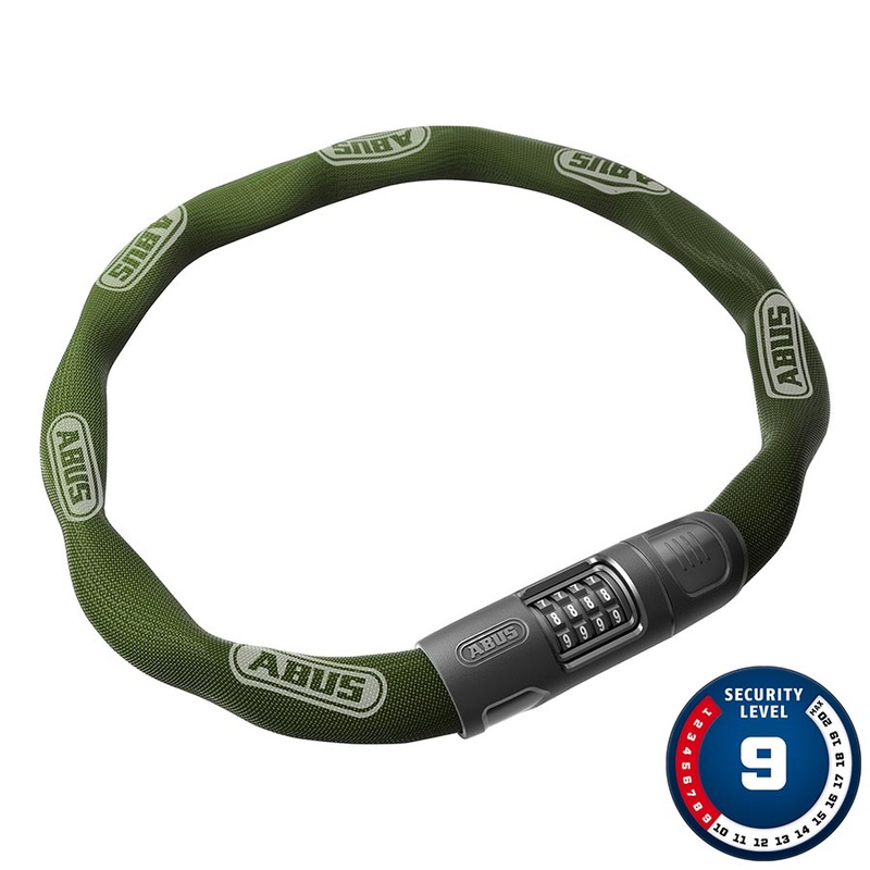 Abus 8808C Chain Lock – Combination 2.8 8mm Square Green