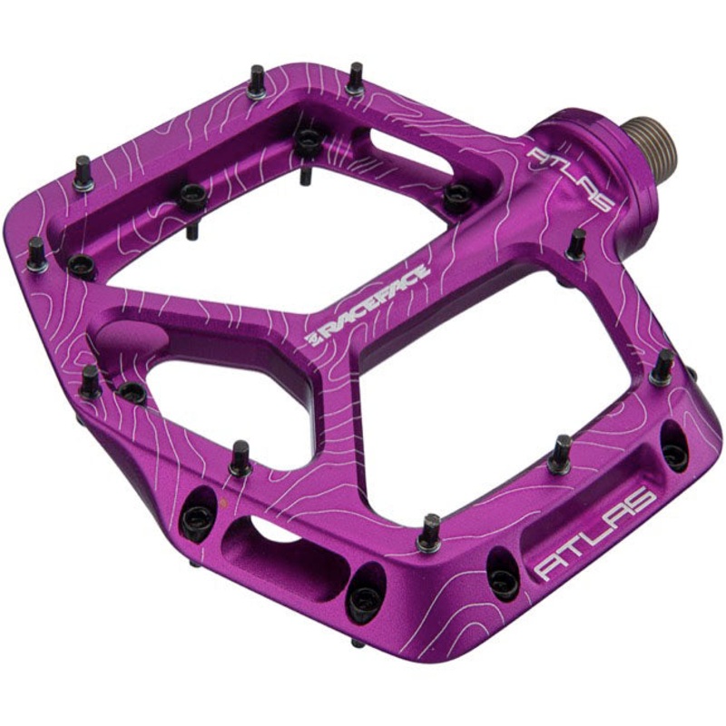 Atlas Platform Pedals Purple