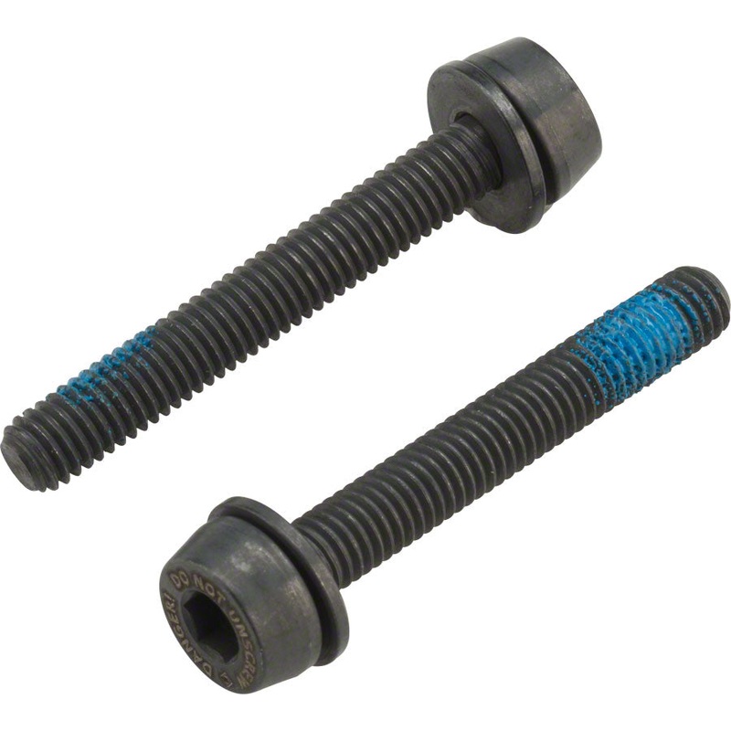 Campagnolo H11 Disc Caliper Mounting Screws, 2x34mm, for 25-29mm Rear Mount Thickness