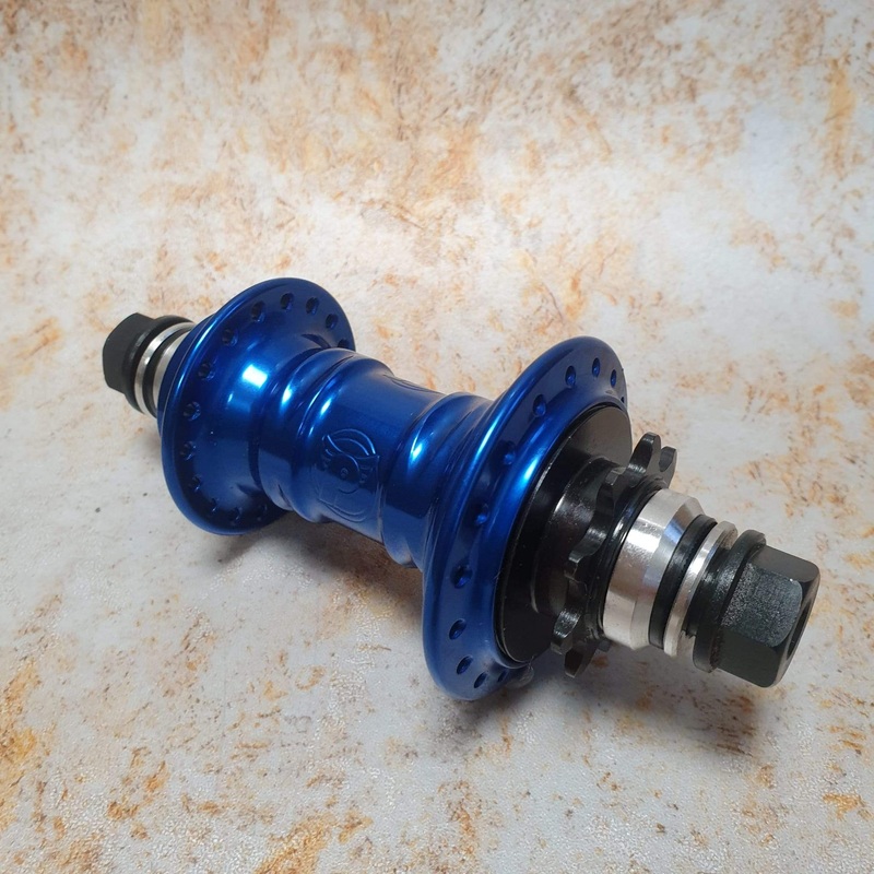 Profile Racing Mini Rear RHD Cassette Hub Blue