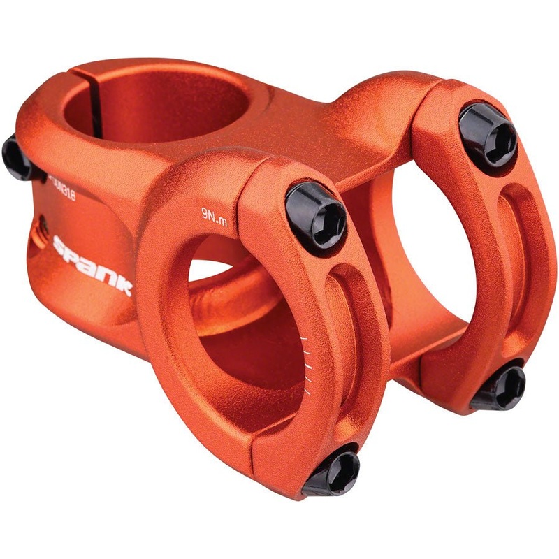 Spank SPOON 318  Stem – 33mm Length – 31.8mm Clamp – Orange