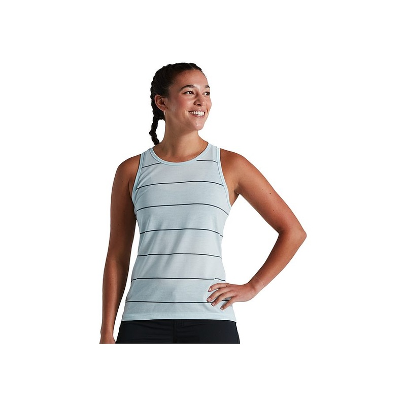 Specialized trail stripe tank wmn ice blue xs