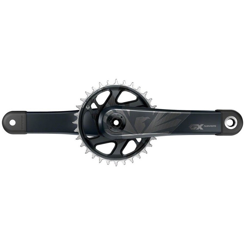 SRAM GX Eagle Carbon Boost Crankset – 175mm, 12-Speed, 32t, Direct Mount, DUB Spindle Interface, Lunar