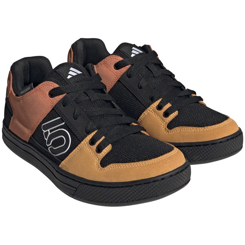 Five Ten Freerider Flat Shoes – Mens Core Black/Ftwr White/Impact Orange 11