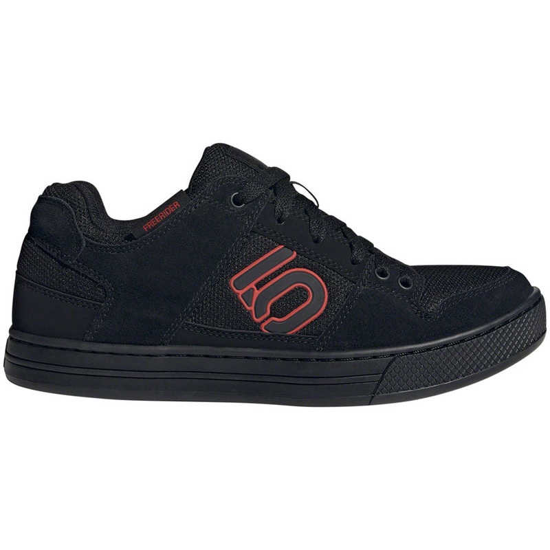 Five Ten Freerider Flat Shoes – Mens Core Black/Red/Gray Five 7