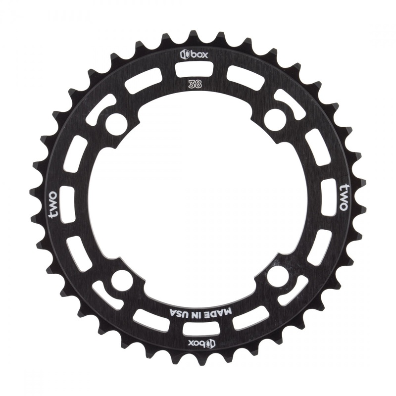Premium USA-Made Aluminum BMX Chainrings (38-45T) Featuring Hard Anodized Finish, 104mm BCD, Single-Speed Compatibility, Durability & Precision Performance