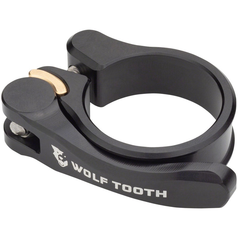 Wolf Tooth Components Quick Release Seatpost Clamp – 28.6mm QR Black
