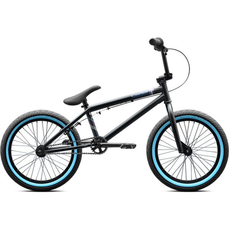 Verde Cadet BMX Bike-18″-Matte Black/Aqua