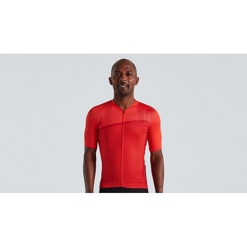 Specialized sl stripe jersey ss men rocket red xl