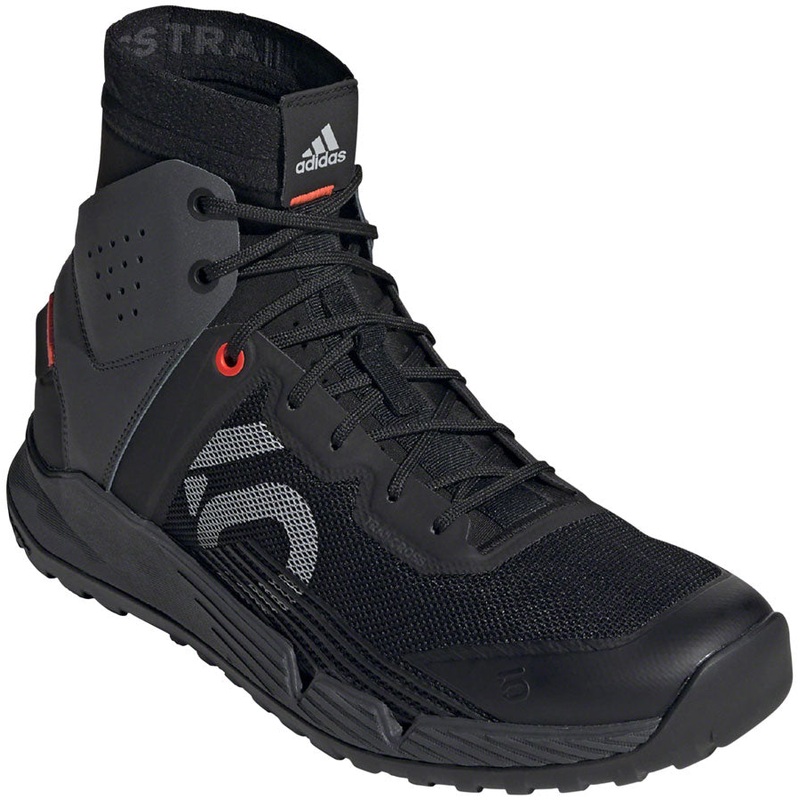Five Ten Trailcross Mid Pro Flat Shoes – Men’s, Core Black / Gray Two / Solar Red, 11.5