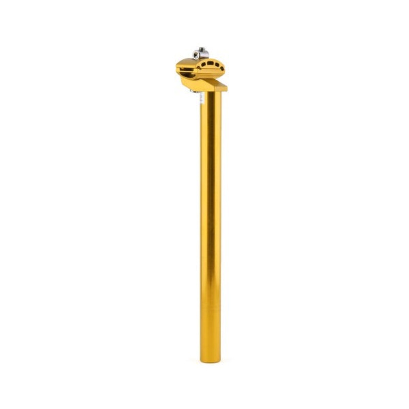 25.4mm MCS Aluminum Micro Adjust Seatpost – 350mm – Gold