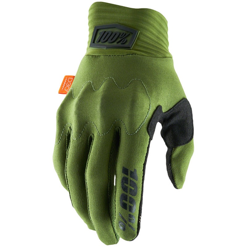 Cognito Gloves – Army Green/Black Full Finger Mens Small