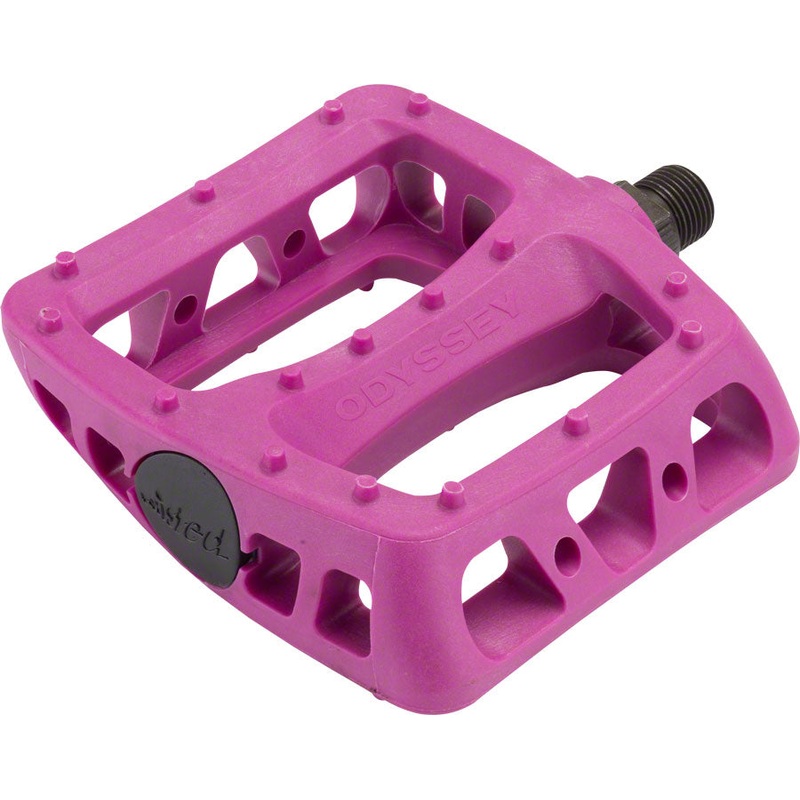 Odyssey Twisted PC Pedals – Platform Composite/Plastic 9/16″ Purple