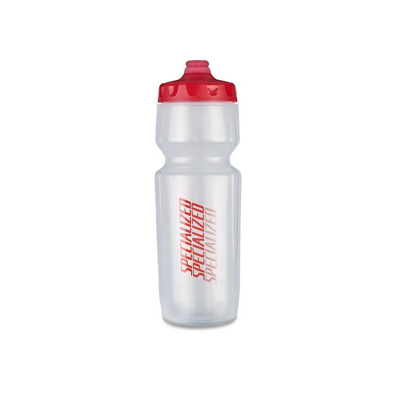 Specialized 23 oz purist hydroflo fixy ea translucent/red diffuse 23-oz
