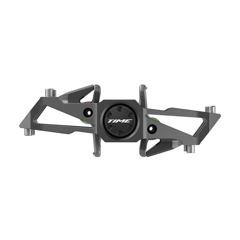Time Speciale 10 Pedals – Dual Sided Clipless Platform Aluminum 9/16″ Gray Large B1