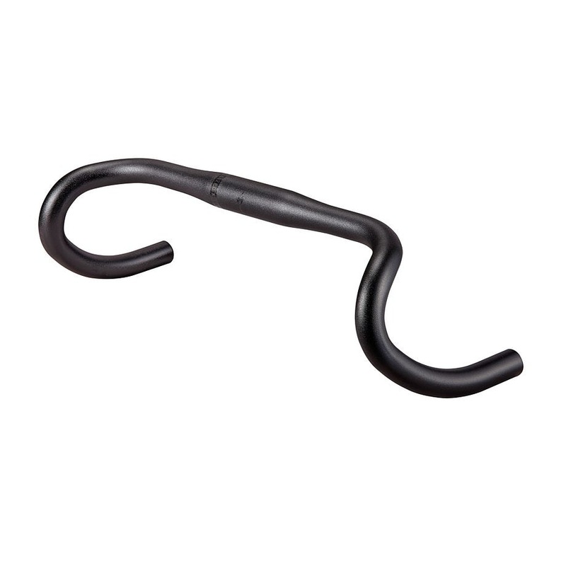 Specialized comp alloy short reach flare rd bar handlebar sand blast ano black 42cm