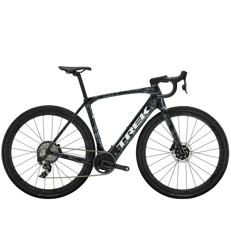 Domane+ SLR 7 AXS US 50 Carbon Smoke/Prismatic Marble