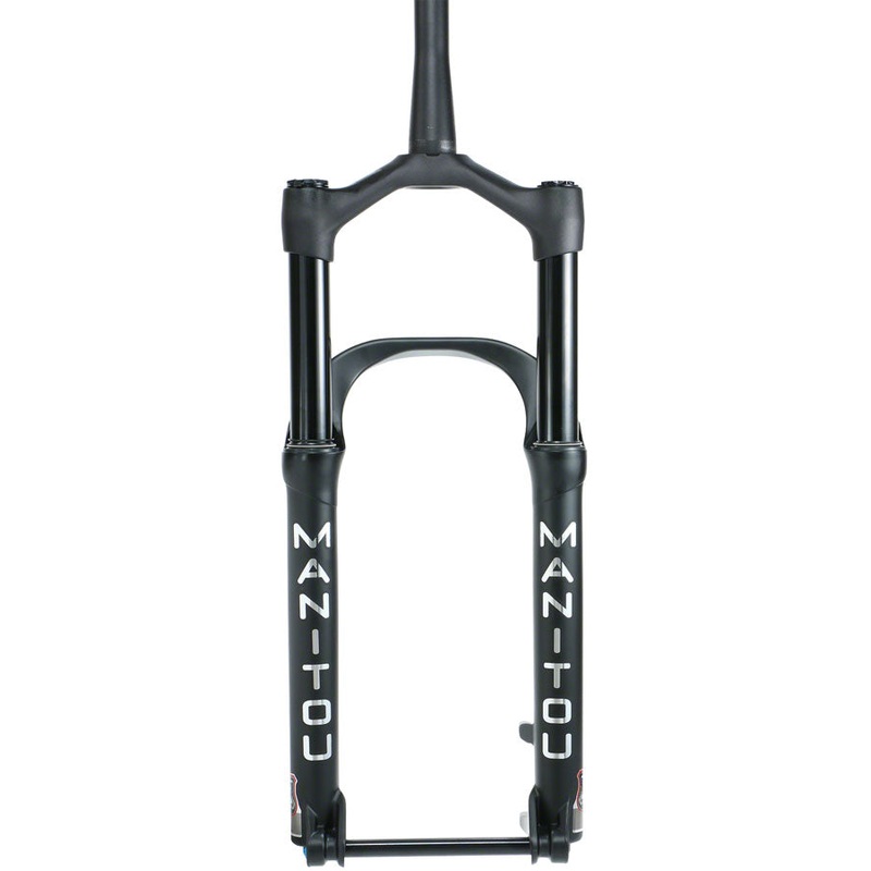 Manitou Mastodon Comp Suspension Fork – 26″ 100 mm 15 x 150 mm 51 mm Offset Matte BLK Extended