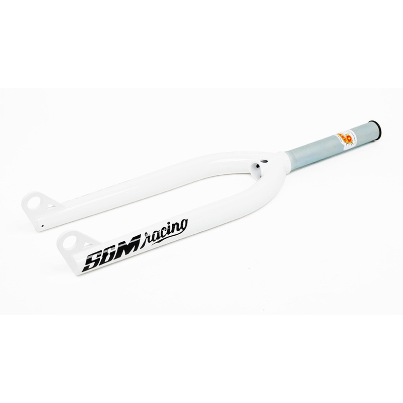 S&M TAPERED 24″ CRUISER RACE XLT DUB FORK (20MM) GLOSS WHITE
