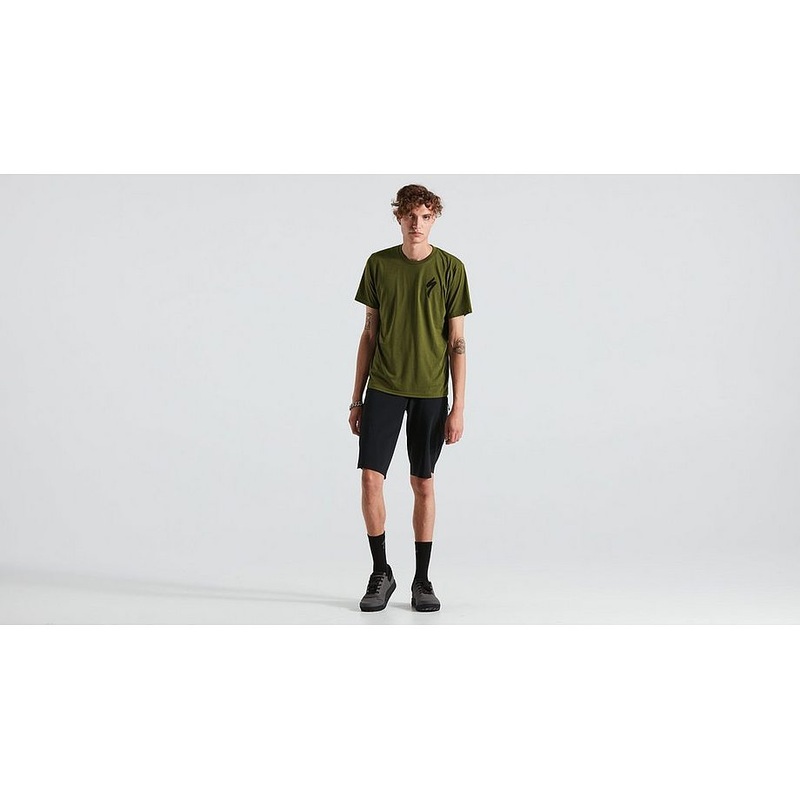 Specialized s-logo tee ss men olive green xl