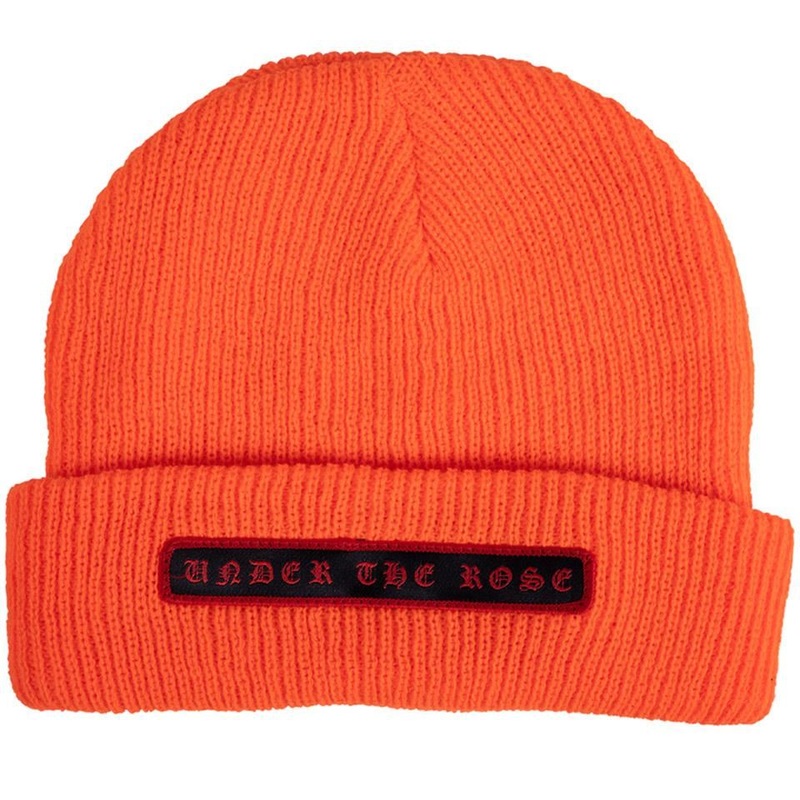 Subrosa Under The Rose Beanie – Neon Orange