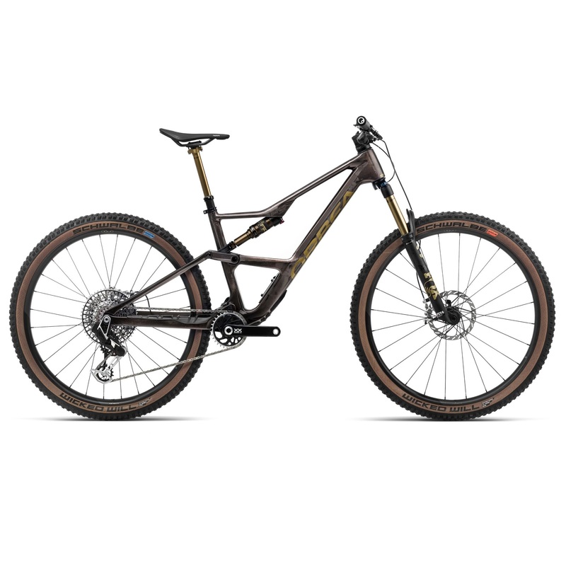 2024 Orbea OCCAM SL M-LTD Trail Mountain Bike – Medium, Cosmic Carbon View – Metallic Olive Green (Gloss)
