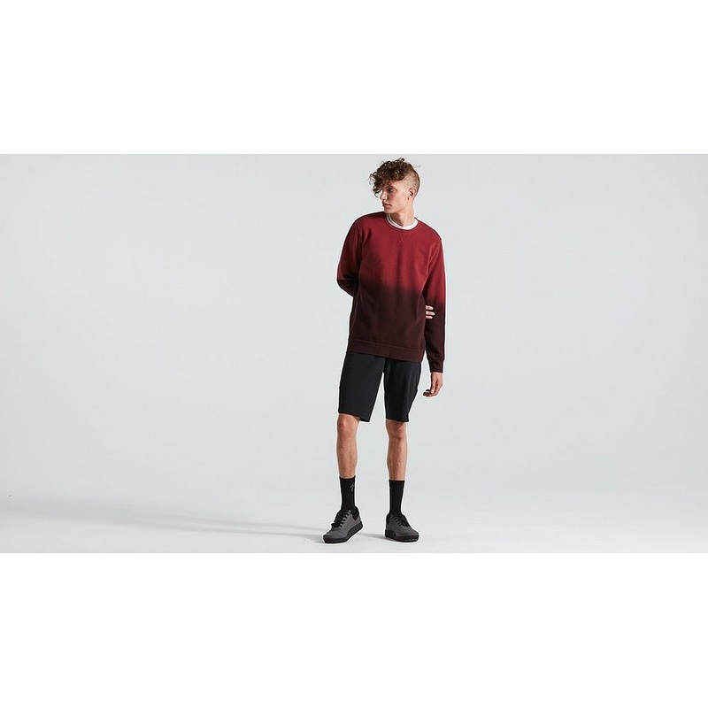 Specialized legacy spray crewneck ls men maroon s